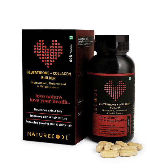 Nature Code Glutathione + Collagen Builder Tablet - 60 Capsules