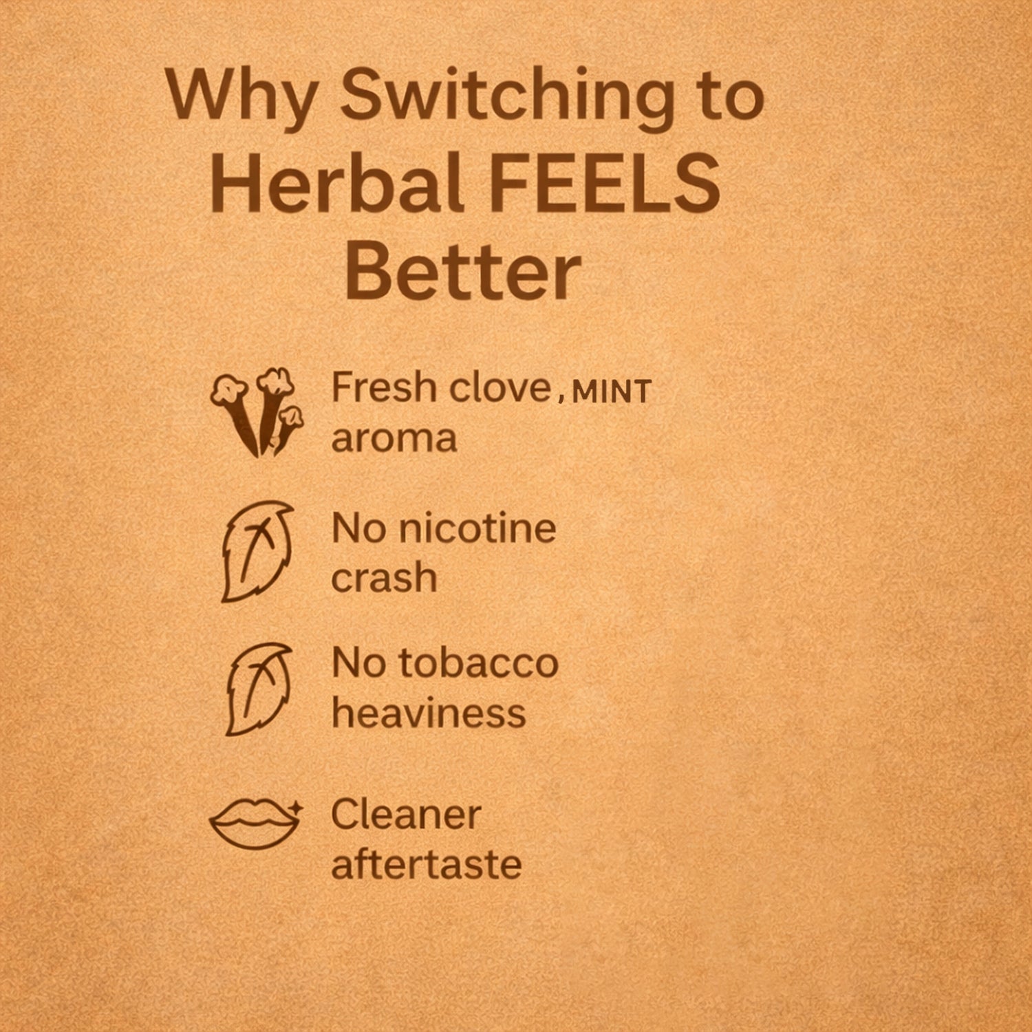 Royal Swag Herbal Cigarettes Clove Flavour - Tobacco Free (60 Sticks - Pack of 3)