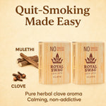 Royal Swag King Size Herbal Cigarettes Clove Flavour - Tobacco Free (40 Sticks)