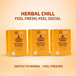 Royal Swag Herbal Cigarettes Frutta Flavour - Tobacco Free (60 Sticks - Pack of 3)