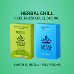 Royal Swag Herbal Cigarettes Paan & Mint Flavour - Tobacco Free (Pack of 2)