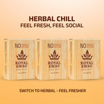 Royal Swag Herbal Cigarettes Clove Flavour - Tobacco Free (60 Sticks - Pack of 3)