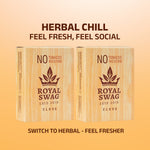 Royal Swag King Size Herbal Cigarettes Clove Flavour - Tobacco Free (40 Sticks)