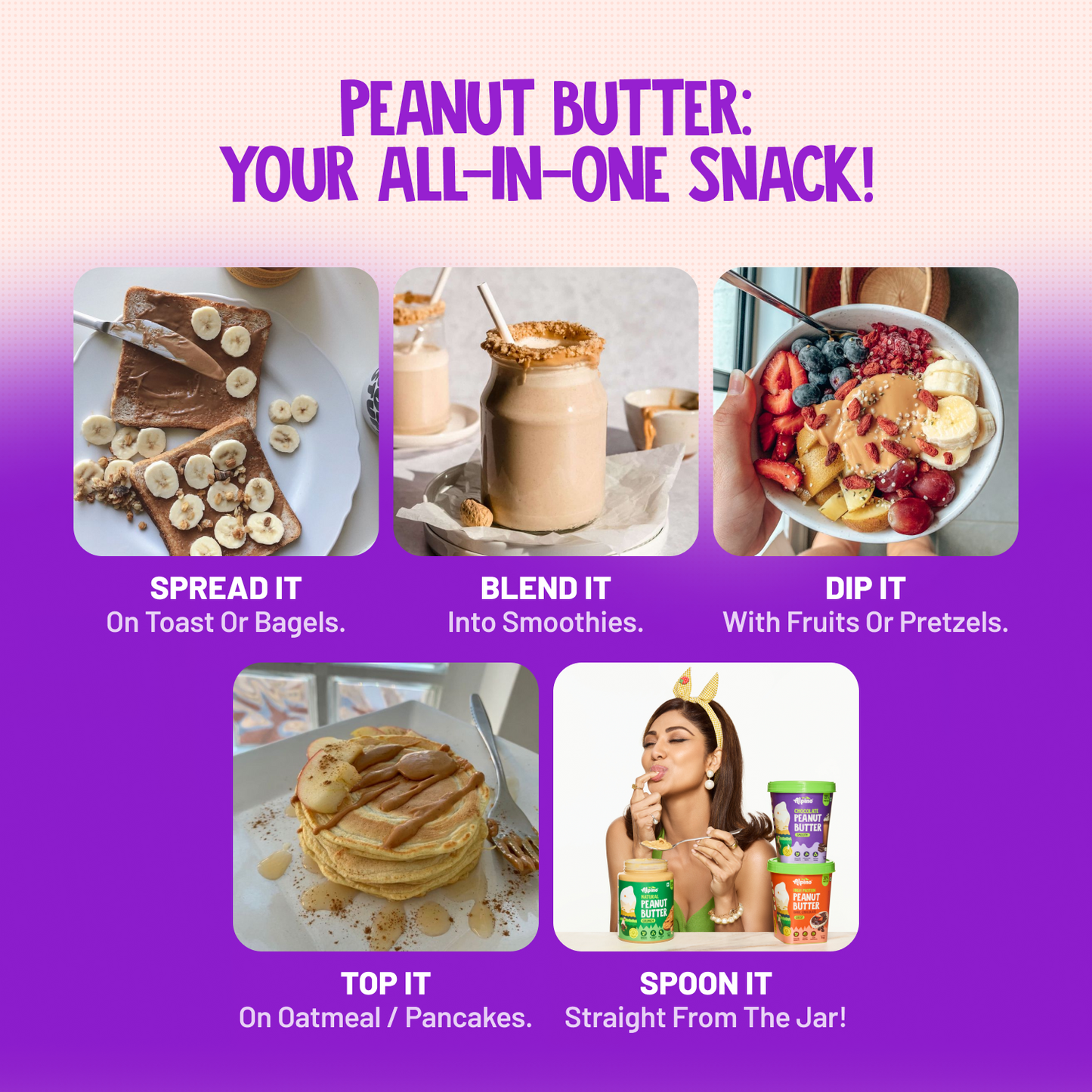 Alpino Chocolate Peanut Butter Smooth, 1 kg
