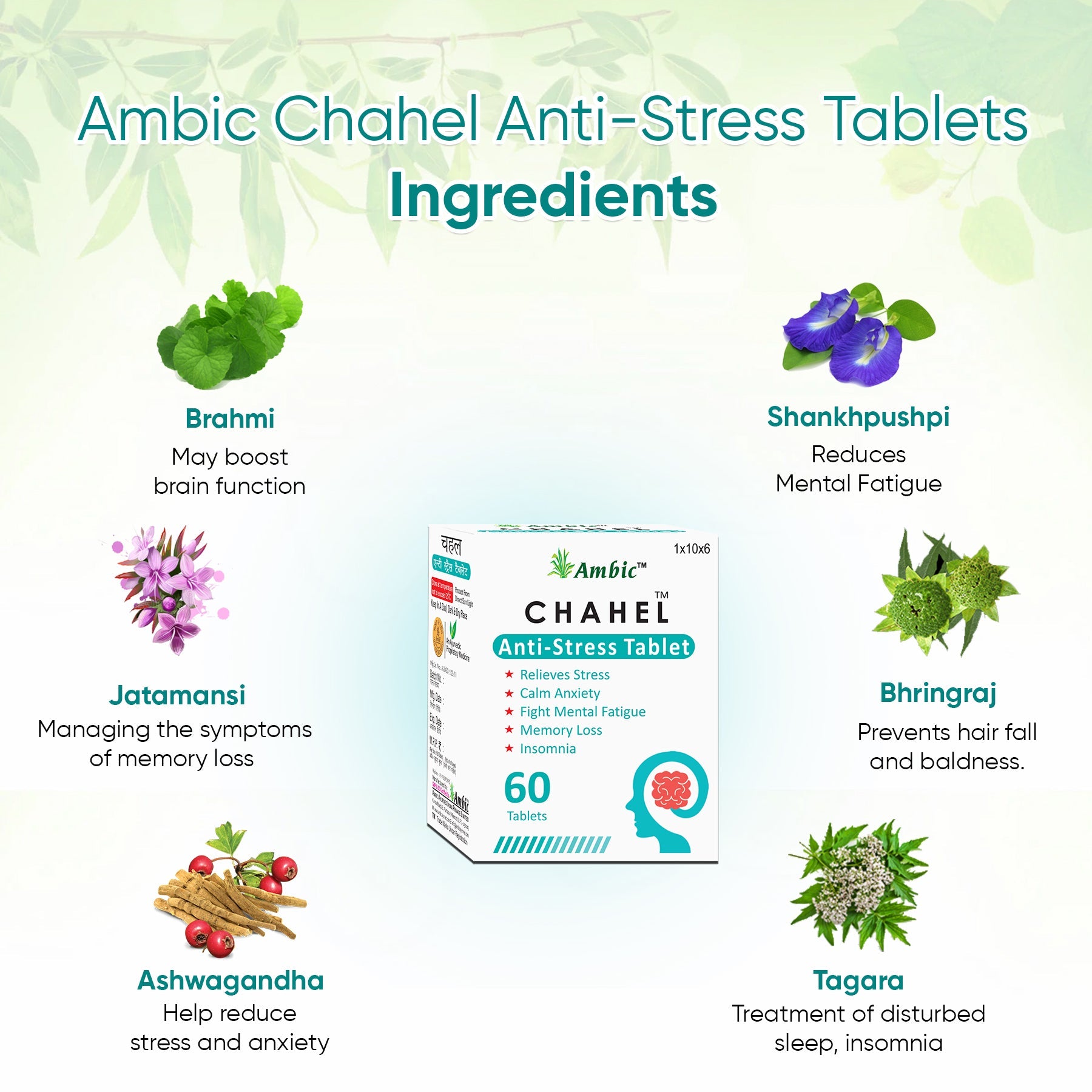 Ambic Chahel Anti-Stress Tablet