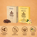 Royal Swag Herbal Cigarettes Ginger & Clove - Tobacco & Nicotine Free (Pack of 20)