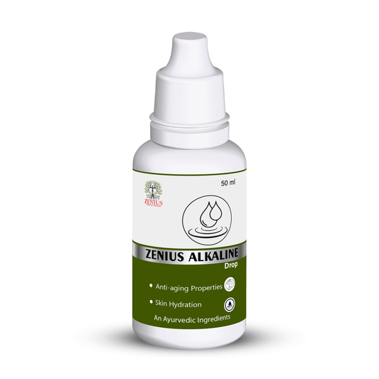 Zenius Alkaline Drops - Natural pH Balancer for Hydration, Detoxification, and Overall Health - 50ml Drops