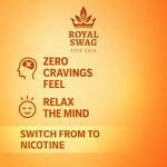 Royal Swag Herbal Cigarettes Frutta Flavour - Tobacco Free (10 Sticks - 2 Pack)