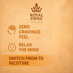 Royal Swag Herbal Cigarettes Ginger & Clove - Tobacco & Nicotine Free (Pack of 20)