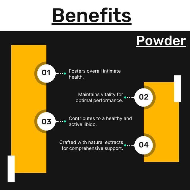 Zenius Power UP Powder - Sexual Health Supplements for Sexual Health and Stamina Boosting - 100gm Powder