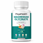 Fixuphealth Magnesium Glycinate Supplement 60 Tablets | High Absorption Magnesium Bisglycinate 370mg Elemental | Supports Sleep, Muscle Cramps, Nerve Health, Bone & Joint Support