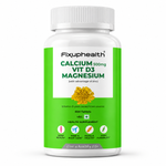 Fixup Health Calcium Magnesium Zinc with Vitamin D3 Tablets | Calcium Citrate Malate | Plant-Based Lichen Source D3 | Bone & Muscle Health Support for Men & Women | 60 Tablets