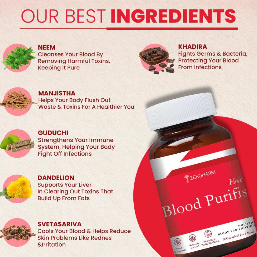 Zeroharm Holo Blood Purifis Capsules - 60 Capsules