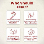 ZEROHARM Holo Piles Care - Natural Relief from Hemorrhoids - Helps Reducing Swelling - Nano Formulated 60 Capsules