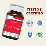 ZEROHARM Holo Blood Purifis Supplement for Acne, Pimple Free & Clear Skin for Men & Women - 60 Capsules