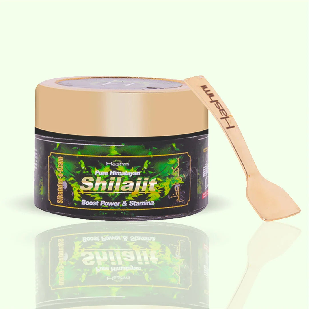 Hashmi Sikander-E-Azam Pure Himalayan Shilajit Resin - Metabolic Endurance & Mineral Fortification (10g)