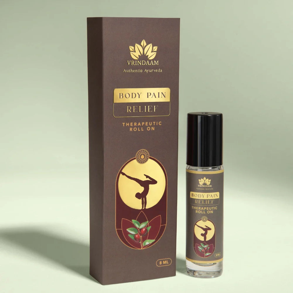 Vrindaam Body Pain Relief Therapeutic Roll on - 8ml