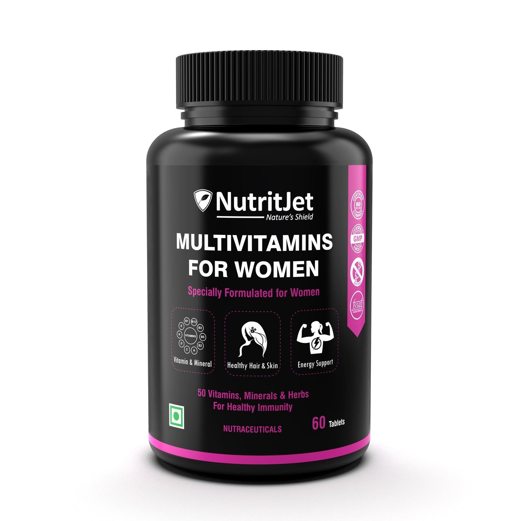 NutritJet Multivitamins for Women Tablet - 60 Tablets