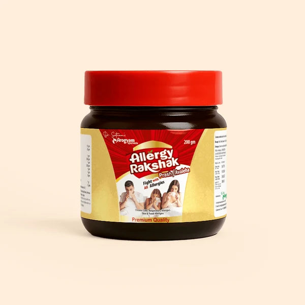 Arogyam Allergy Rakshak Avaleha – Ayurvedic Herbal Prash for Respiratory & Allergy Wellness Support – 200g