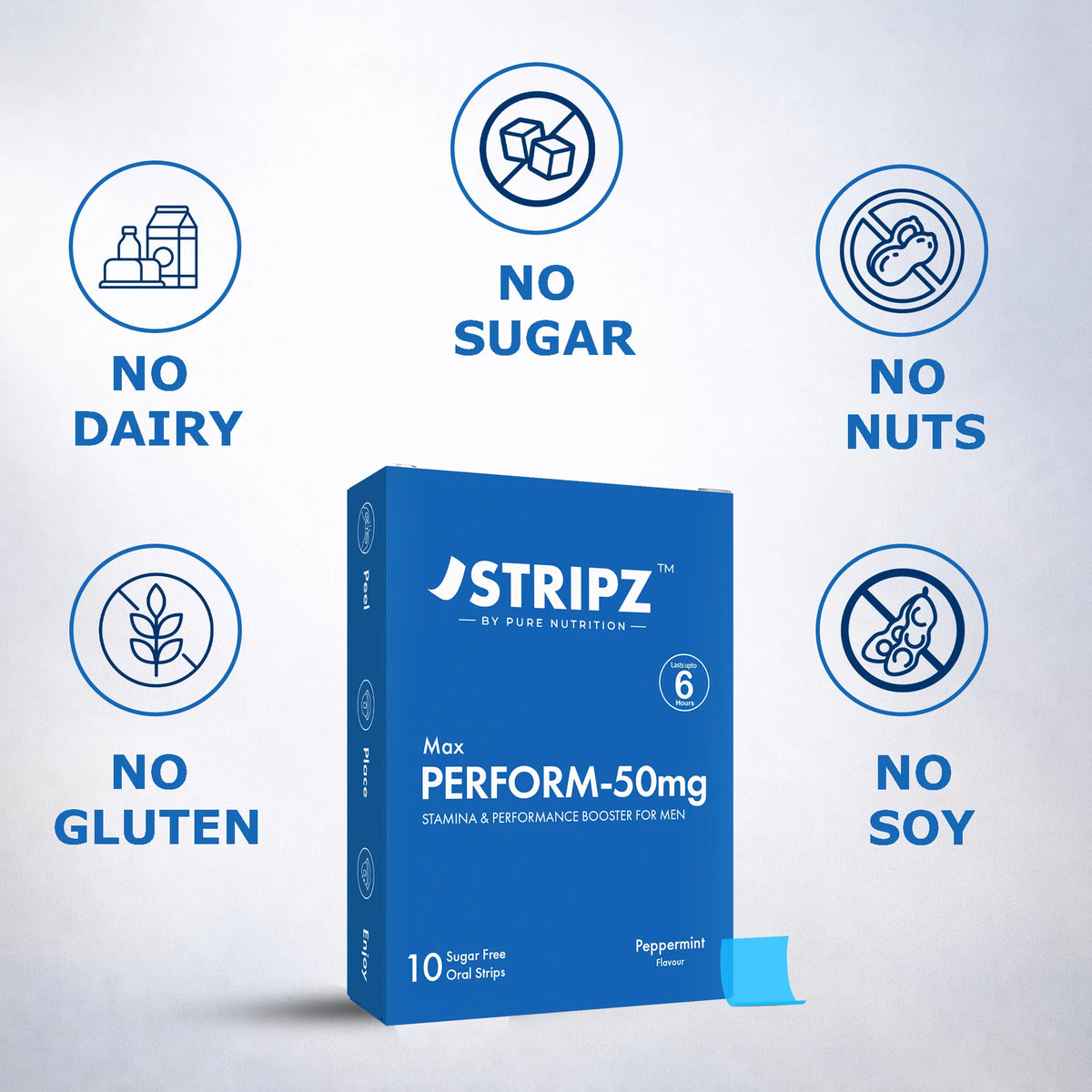 Pure Nutrition Perform 50mg, 12 ODS | Daily Wellness & Performance Support