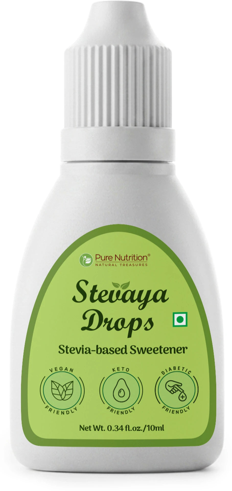 Pure Nutrition Stevia Drops 10ml | Zero Calorie Natural Sweetener | Sugar Alternative