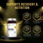 CSK Limited Edition Pure nutrition Vitagra 60 Capsules (Testosterone Support Supplement)