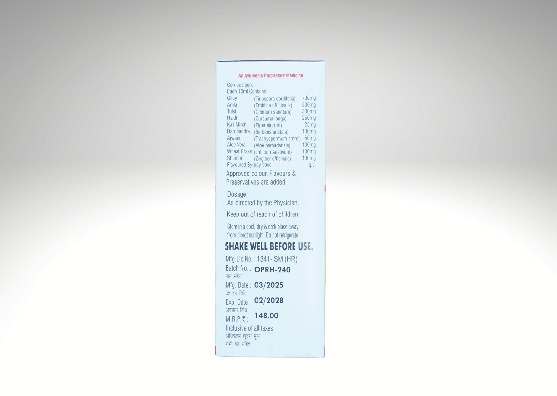 Dr. Singh’s Herbofit Tonic (Tulsi Flavour) - 200ml