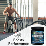 Pure Nutrition Micronised Creatine Monohydrate Powder, Pre/Post Workout Supplement, Instant Energy for Athletic Performance, Fast Recovery, Increased Muscle Mass, Unflavoured - 400gm