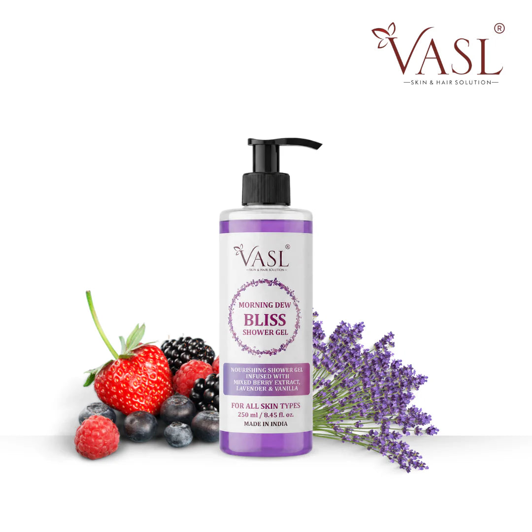 VASL Morning Dew Bliss Shower Gel - Hydrating Botanical Body Wash