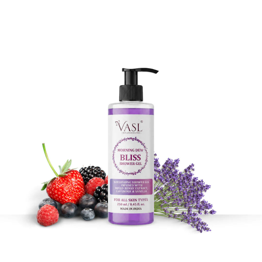 VASL Morning Dew Bliss Shower Gel - Hydrating Botanical Body Wash