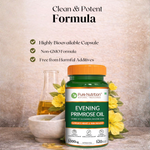 Pure Nutrition Evening Primrose Oil 10% GLA – 120 Liquid Filled Capsules | Long-Term Wellness Support