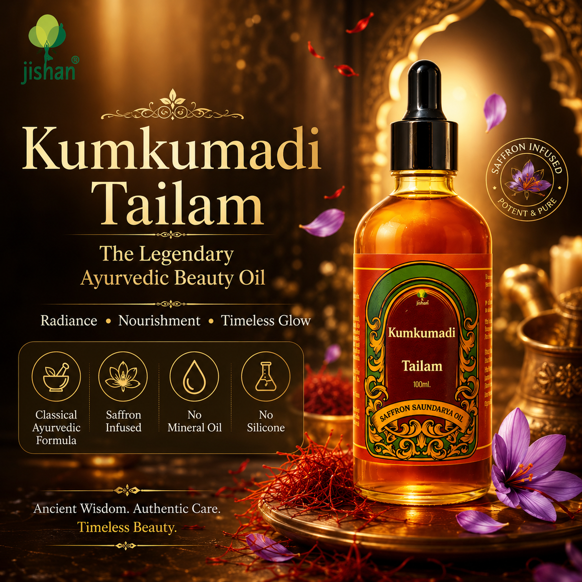 Jishan Kumkumadi Tailam