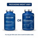 De-Age Trans-Resveratrol 60 Capsules | Antioxidant & Healthy Aging Support Supplement