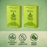 Royal Swag Ayurvedic Herbal Wellness Sticks Paan Flavour - Tobacco & Nicotine Free (10 Sticks - 2 Pack)