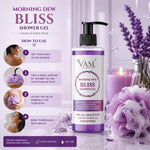 VASL Morning Dew Bliss Shower Gel - Hydrating Botanical Body Wash