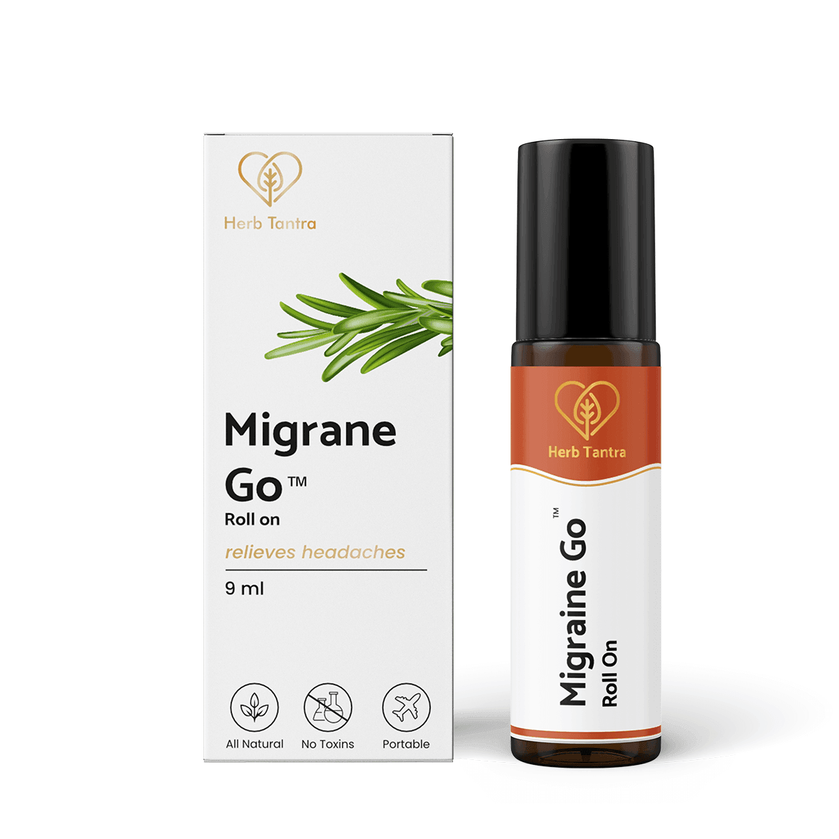 Herb Tantra Migraine Go Roll On (9 ml)