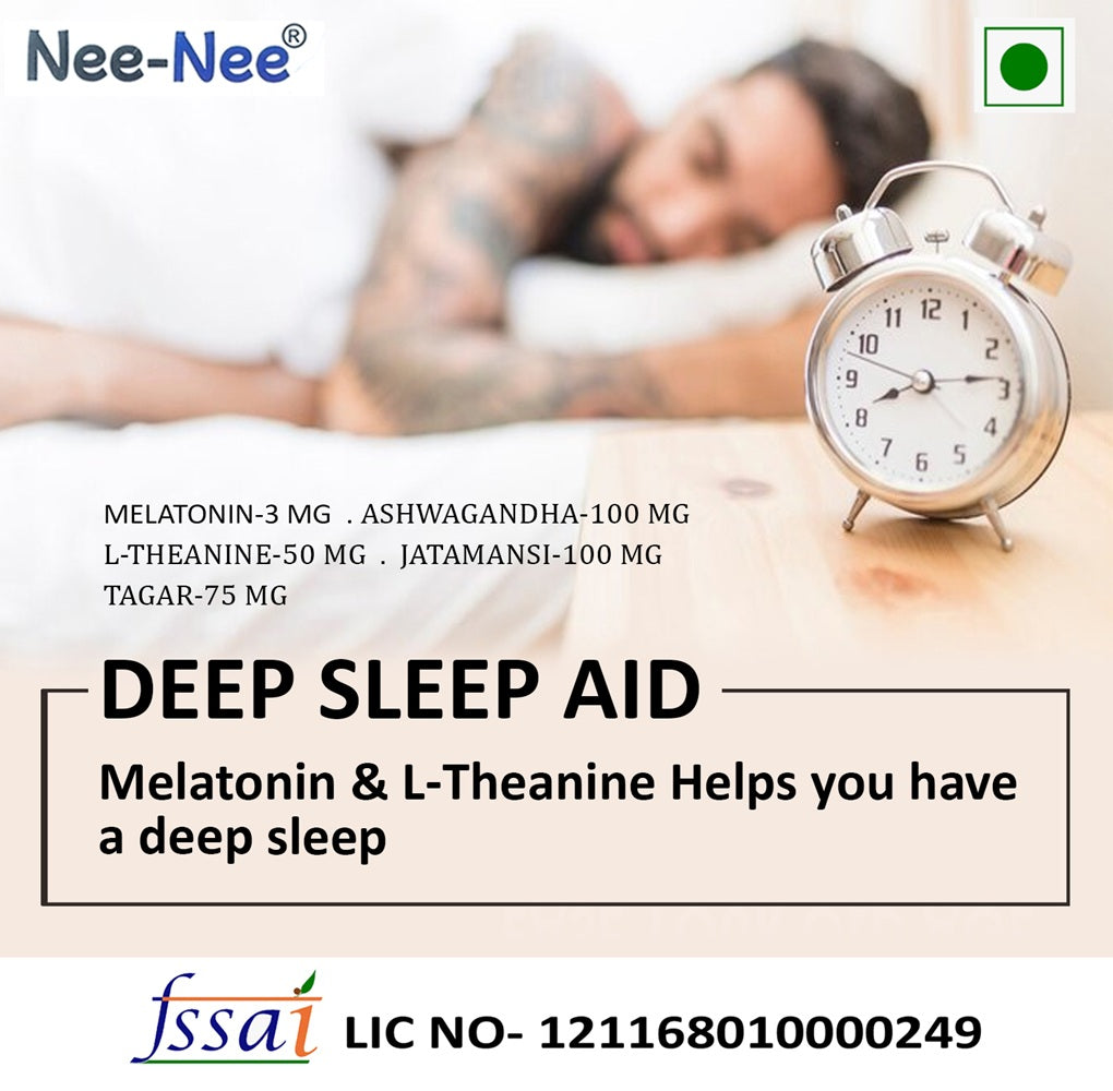 Nee-Nee Melatonin 3mg Innocent Sleep Aid Tablet (30 Each)