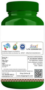 DR. JPG Organic Ashoka Bark Capsules (500mg, 60 Veg Capsules) | 100% Certified Organic Saraca Indica