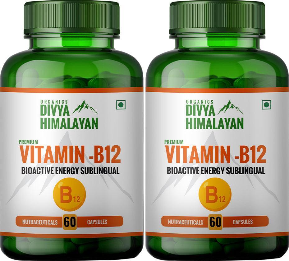 Divya Himalayan Vitamin B12 Capsule - 60 Capsules (Pack of 2)