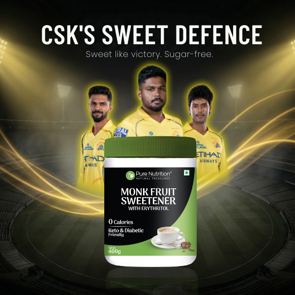 Pure Nutrition Monk Fruit Sweeteners 400 gms Zero Calorie Sweeteners