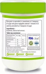 Zindagi Stevia Powder Sachets (100 Sachets) and Stevia White Powder (200 gm) - Natural Sugar Free Sweetener (combo pack)