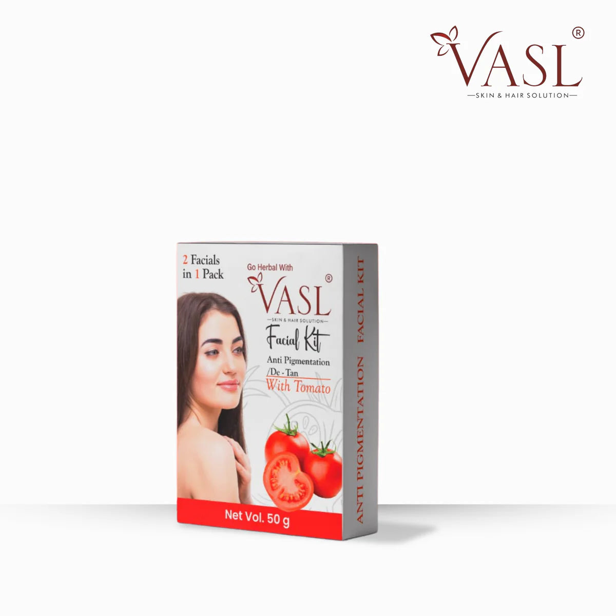 VASL Anti Ageing Tomato Facial Kit 2 in 1 Pack - Skin Tightening Facial Kit