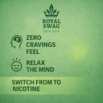 Royal Swag Ayurvedic Herbal Wellness Sticks Paan Flavour - Tobacco & Nicotine Free (10 Sticks - 2 Pack)