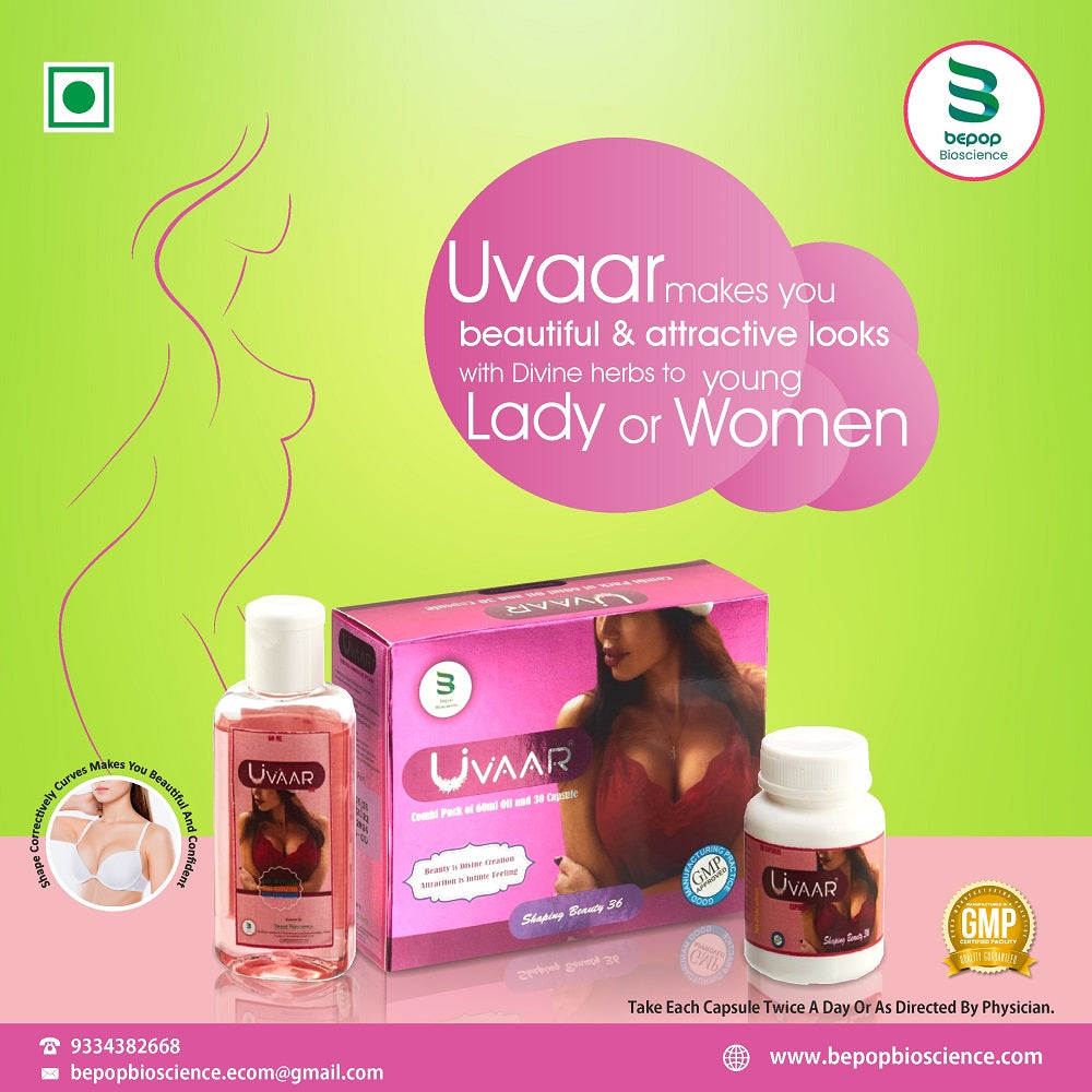 Uvaar Combi Pack of 60ml Oil and 30 Capsule