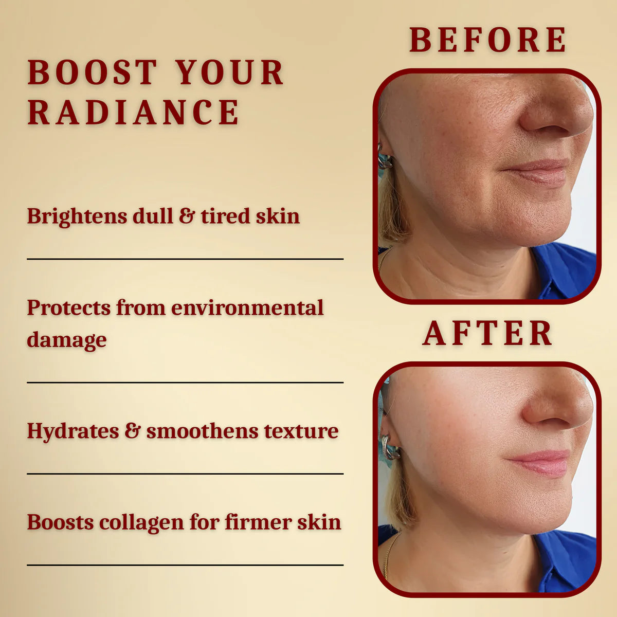 VASL Glow Boosting Face Serum - Brightening Mandarin & Ferulic Acid, 30ml
