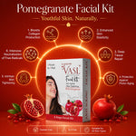 VASL Pomegranate Facial Kit - Skin Brightening & Antioxidant Glow Treatment