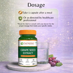Pure Nutrition Grape Seed Extract 500mg – 60 Capsules | Antioxidant Support Formula