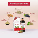 Ambic Lohaforte Syrup - Herbal Iron Tonic (500ml Each)