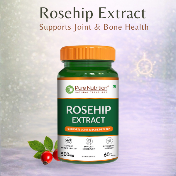 Pure Nutrition Rosehip Extract 500mg - 60 Capsules