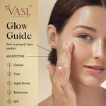 VASL Glow Boosting Face Serum - Brightening Mandarin & Ferulic Acid, 30ml